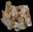 Tangerine Quartz Crystal Cluster - Madagascar #58884-2